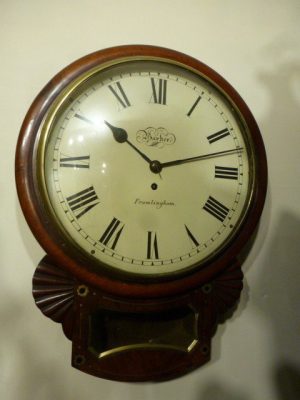 Barker of Framlingham wall clock