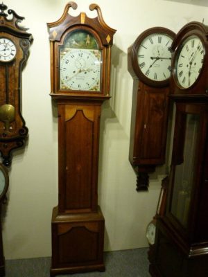 Peacock of Spalding automaton longcase clock