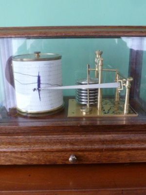 A Mahogany Cased Barograph
