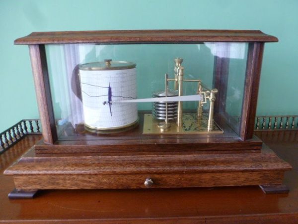 A Mahogany Cased Barograph