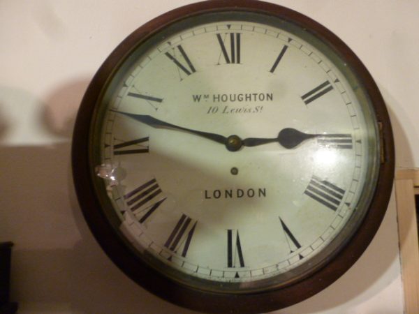 Houghton of London 8 Day Fusee Wall Clock